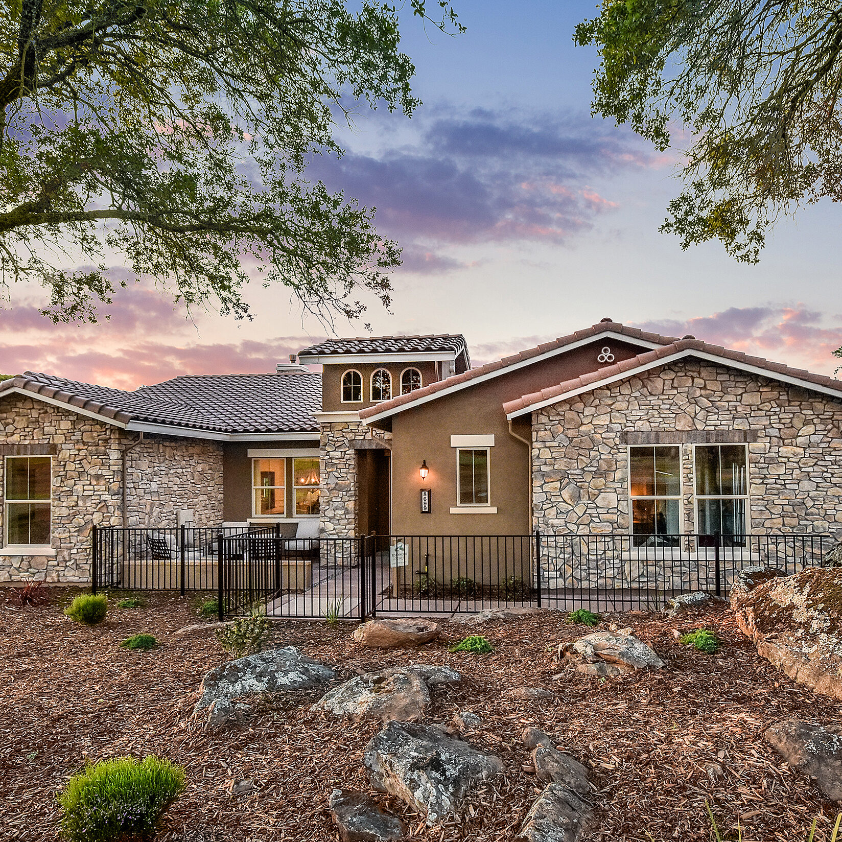 pictured is a model home at Zinfandel Ridge. Learn more about these beautiful new homes in Folsom.